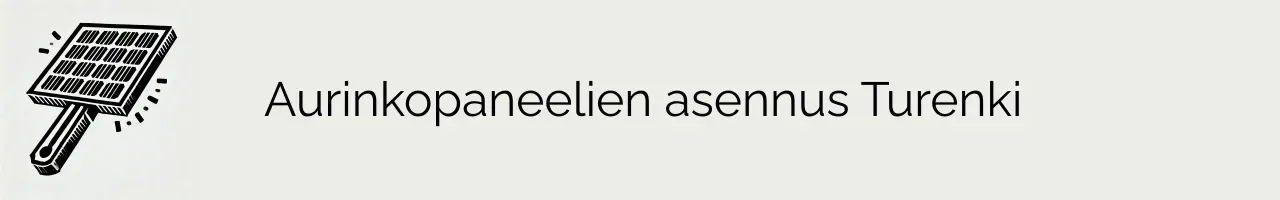 Aurinkopaneelien asennus Turenki